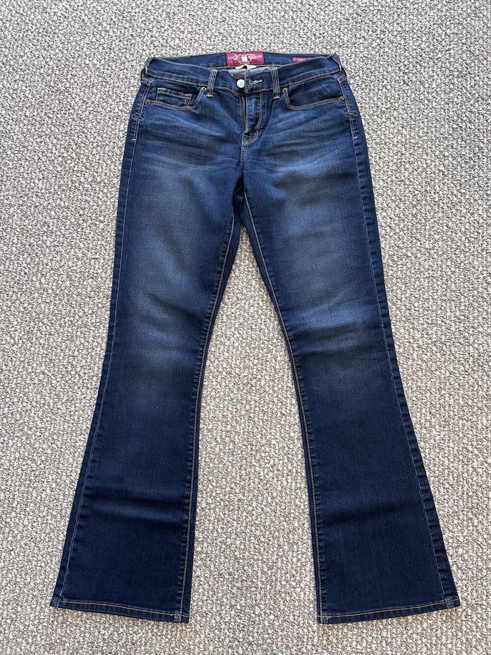 Lucky Brand Sofia Boot Jeans Women’s 6/28 Dark Wash Bootcut Stretch Denim Y2K